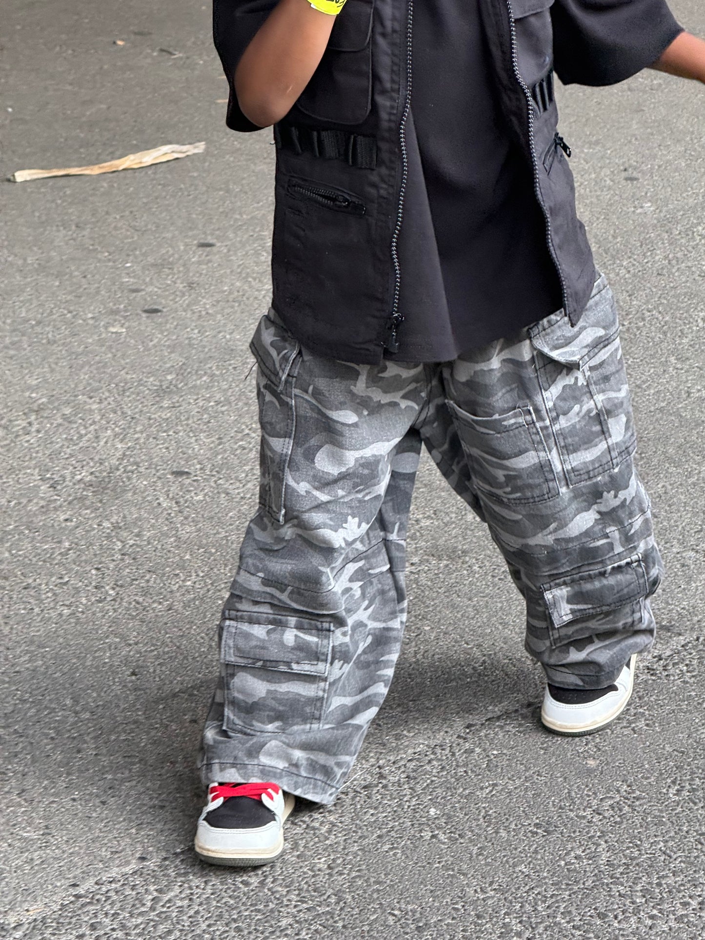Wide Leg Camo Cargos