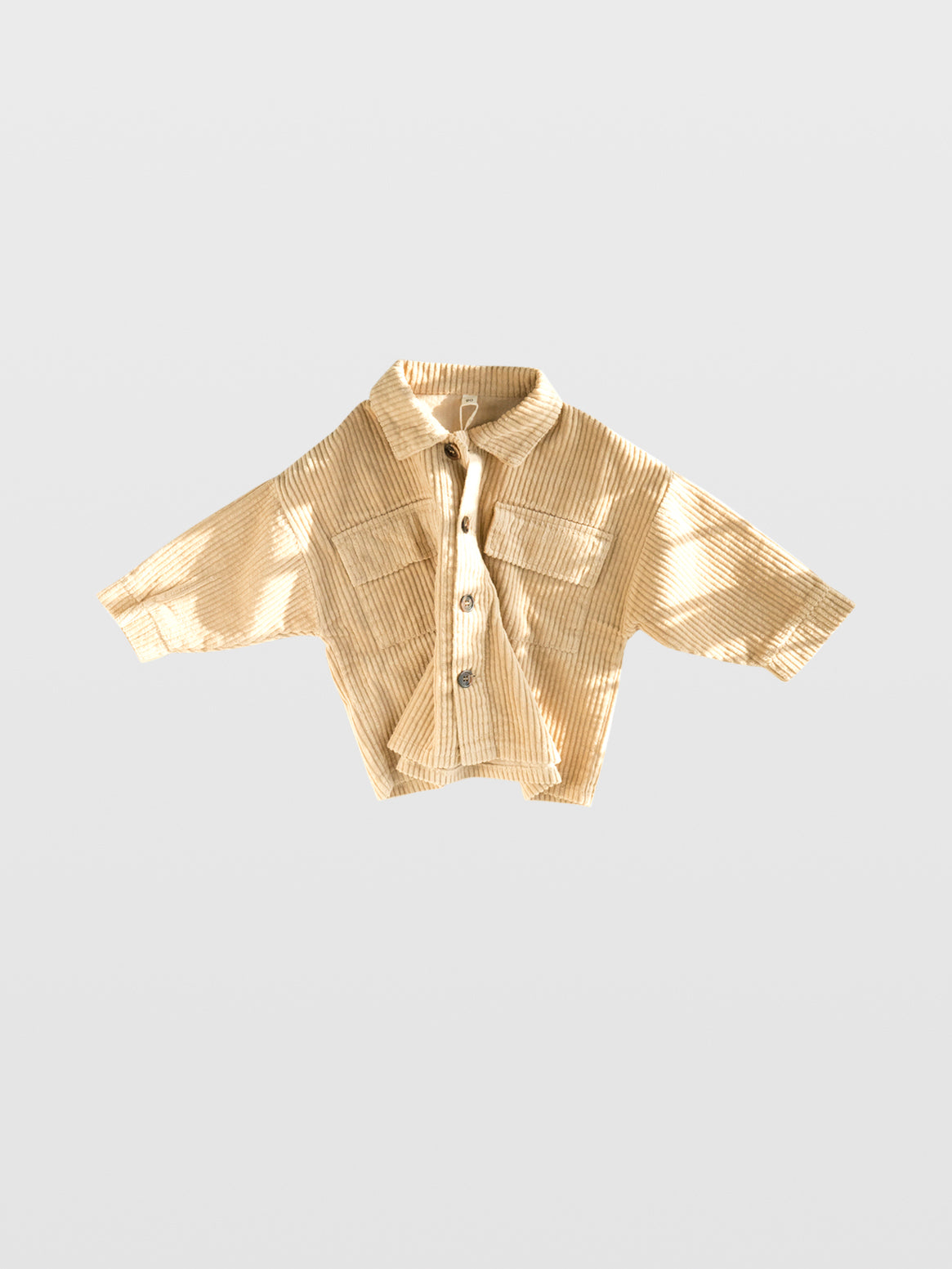 Tan Corduroy Shirt Jacket