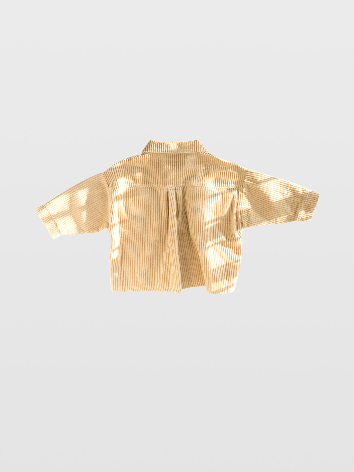 Tan Corduroy Shirt Jacket